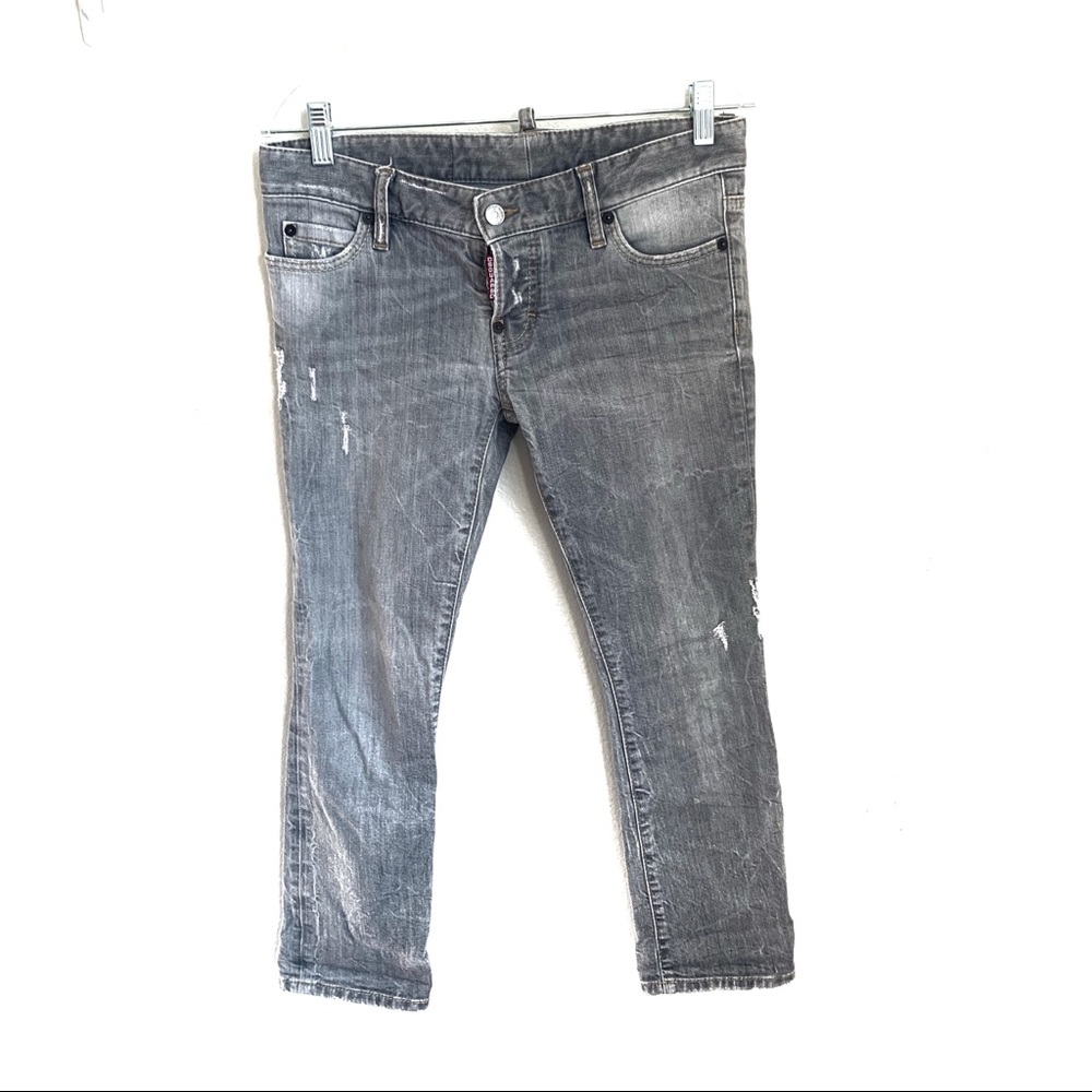 D Squared Grey Boyfriend Jeans